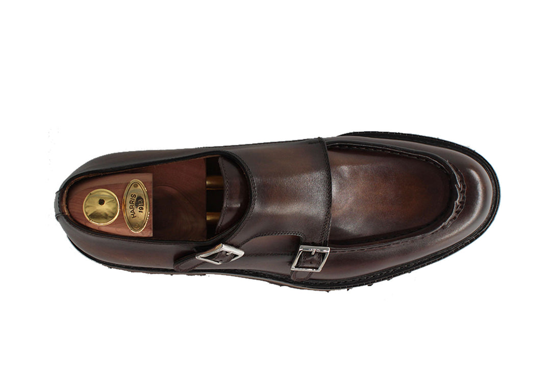 Double leather buckle